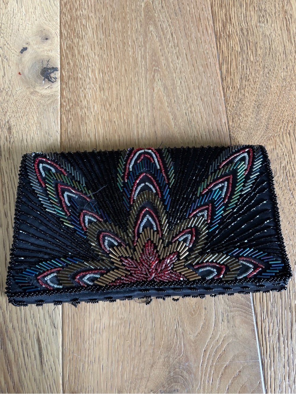 Vintage beaded clutch